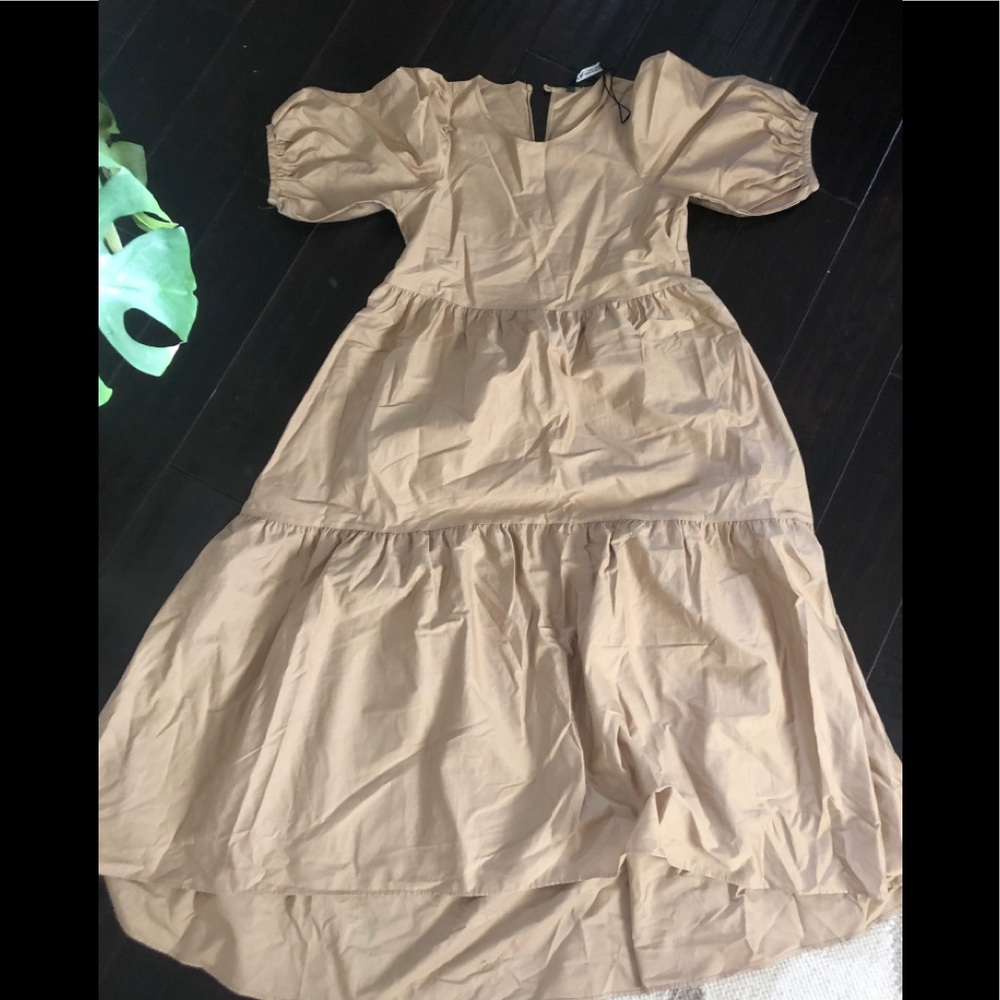 Zara poplin tiered dress worn once 🍁